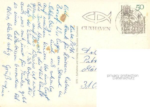 Cuxhaven Nordseebad und Umgebung Landkarte – Bild 2