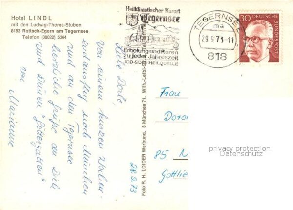 Rottach-Egern Ludwig Thoma Stuben im Hotel Lindl – Bild 2