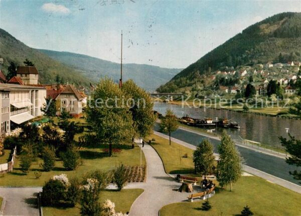 Eberbach Neckar Partie beim Kurhaus