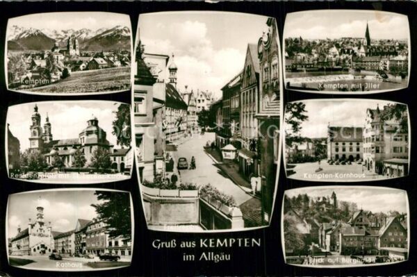 Kempten Allg Kornhaus Rathaus Freitreppe