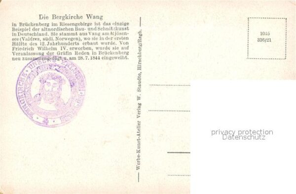 Br?ckenberg Bergkirche Wang – Bild 2