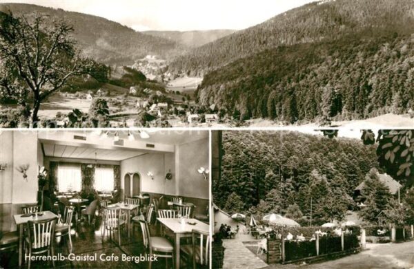 Herrenalb Bad Herrenalb Gaistal Caf? Bergblick