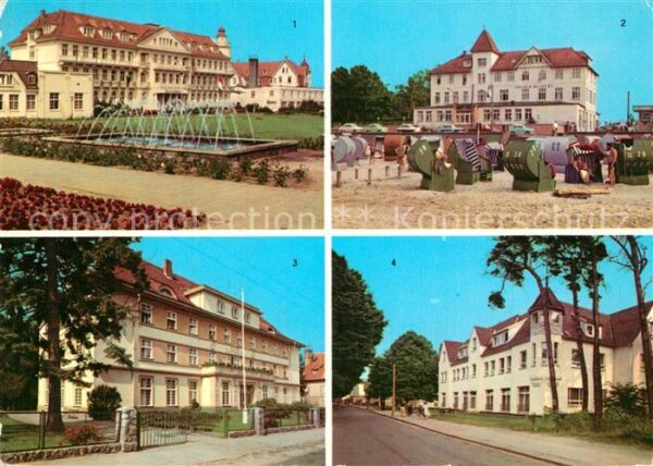 K?hlungsborn Ostseebad FDGB Erholungsheime Strand