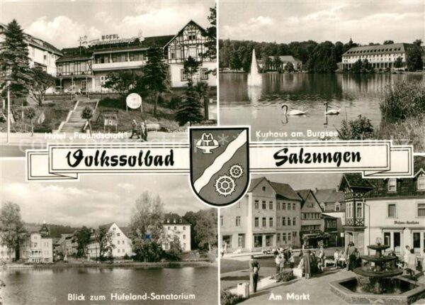 Bad Salzungen Hotel Freundschaft Kurhaus Burgsee Mark