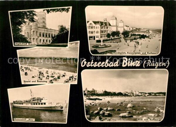 Binz R?gen Strand Jagdschloss-Granitz Kurhaus