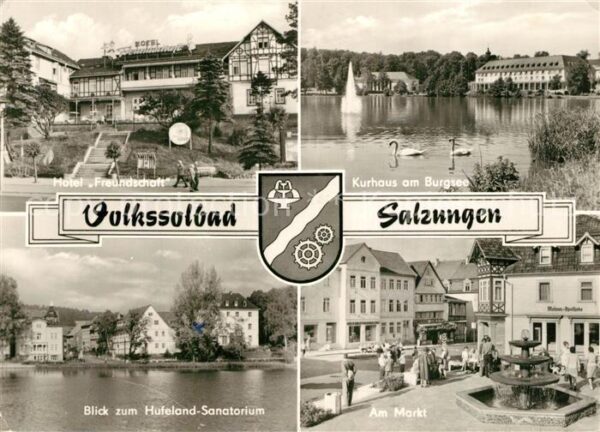 Bad Salzungen Hotel Freundschaft Kurhaus Burgsee Mark