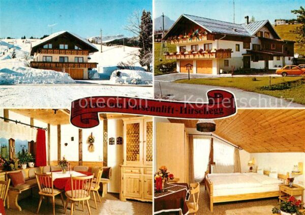 Hirschegg Kleinwalsertal Vorarlberg Haus am Parsennlift