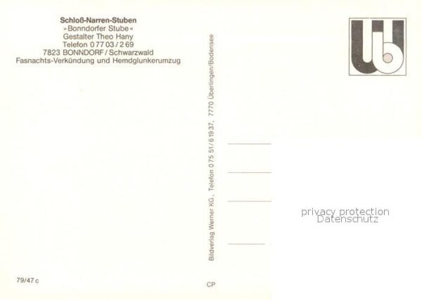 Bonndorf Schwarzwald Schloss Narren Stuben – Bild 2