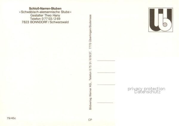 Bonndorf Schwarzwald Schloss Narren Stuben Schw?bisch-aleman – Bild 2