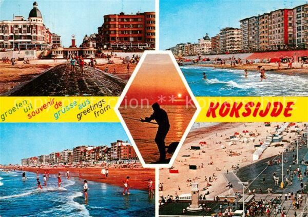 Koksijde Strand  Leuchtturm