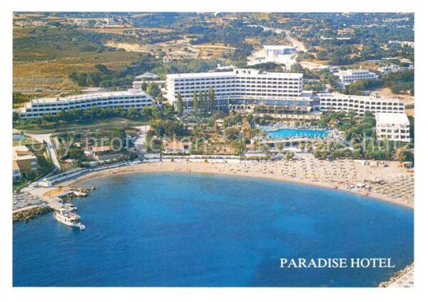 Rodos Para Fliegeraufnahme Paradies Hotel