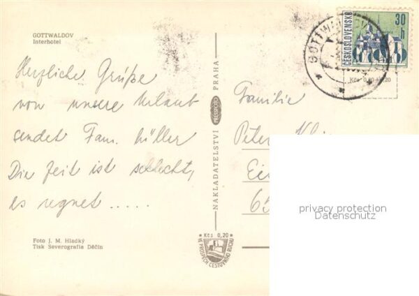 Gottwaldov Tschechien Interhotel – Bild 2