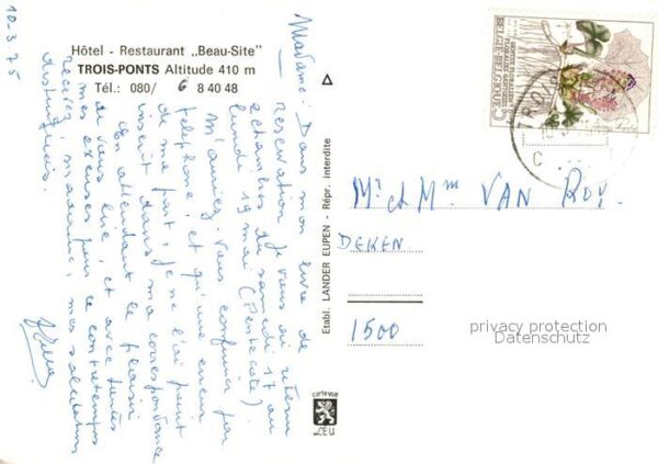 Trois Ponts Hotel Beau Site – Bild 2