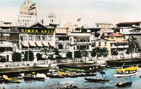 Port Said Partie am Hafen
