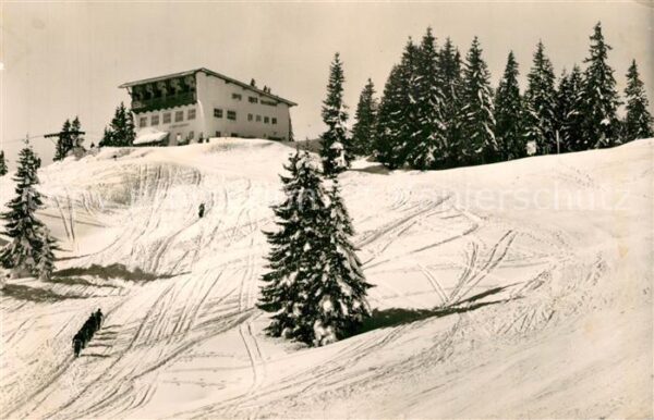 Hausham Stumpfling Berghotel mit Lyra Skiabfahr