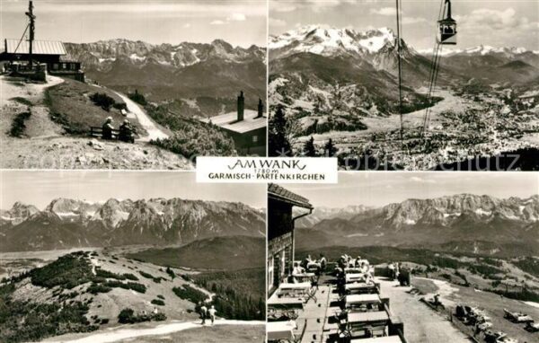Garmisch-Partenkirchen Bergrestaurant am Wank Bergbahn Fernsic