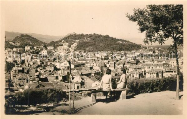 Plovdiv Panorama Blick über die Stadt