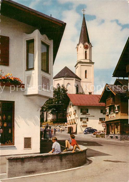 Bad Oberdorf Ortsmotiv mit Kiche