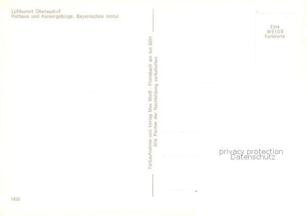 Oberaudorf Rathaus Gesamtansicht Bayerisches Innta – Bild 2