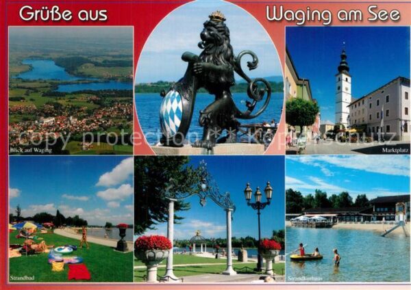 Waging See Fliegeraufnahme Marktplatz Strand Kurha