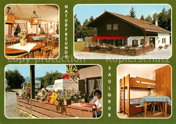 Saulgrub Naturfreundehaus Gastraum Fremdenzimmer