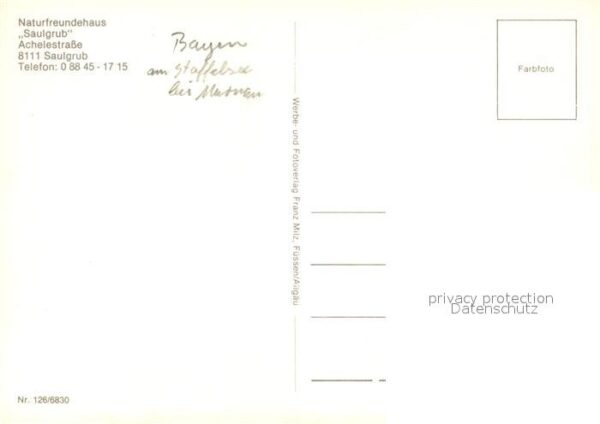 Saulgrub Naturfreundehaus Gastraum Fremdenzimmer – Bild 2