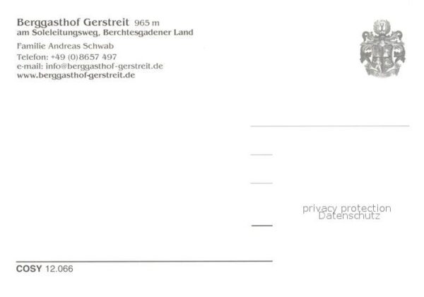Ramsau Berchtesgaden Berggasthof Gerstreit am Soleleitungswe – Bild 2