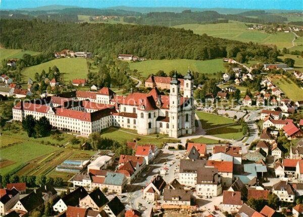 Ottobeuren mit Basilika Fliegeraufnahme