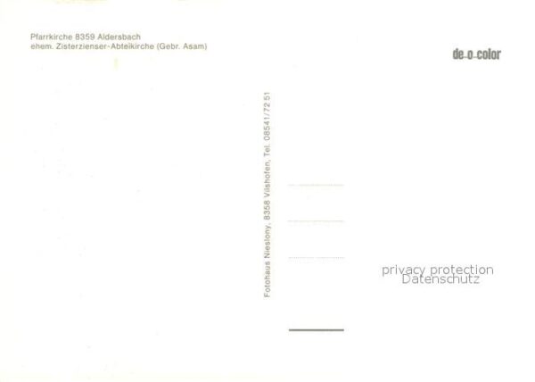 Aldersbach Pfarrkirche ehemaliges Zisterzienser Ab – Bild 2
