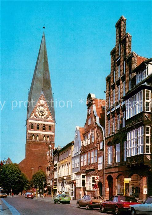Lueneburg Am Sande Giebelhäuser Kirche