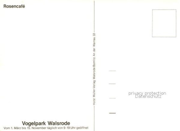 Walsrode Lueneburger Heide Vogelpark Rosencafe – Bild 2