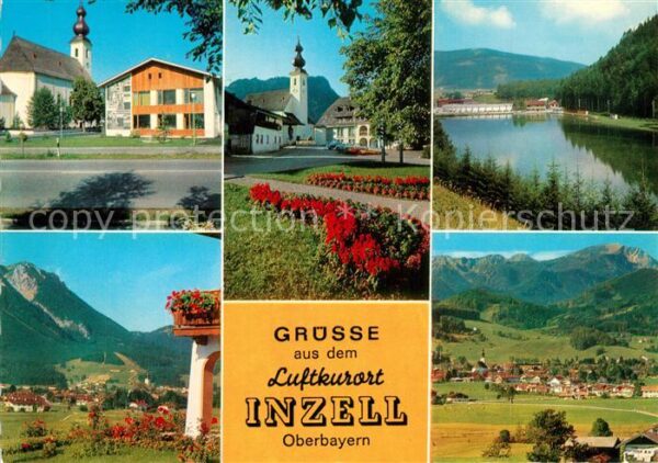 Inzell Haus des Gastes Dorfplatz Schwimmbad Zw