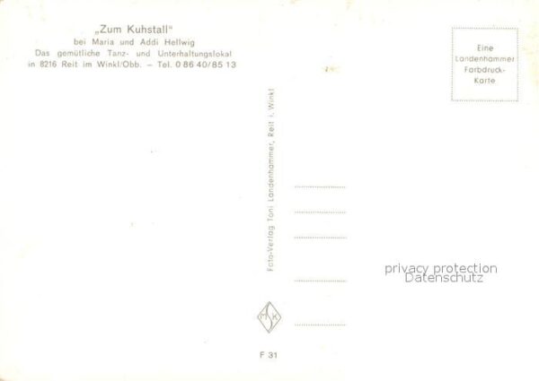 Reit Winkl Zum Kuhstall Tanz- und Unterhaltungslok – Bild 2