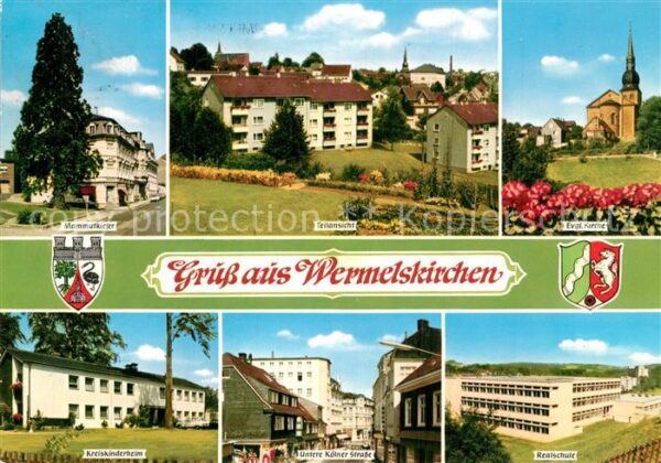 Wermelskirchen Mammutkiefer Kirche Kreiskinderheim Rea