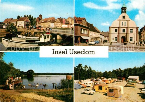 Wolgast Mecklenburg-Vorpommern Hafen Rathaus Kölpinsee Zempin Campingp
