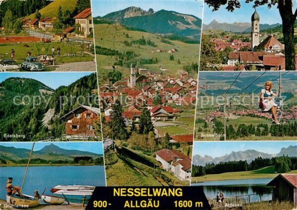 Nesselwang Panorama Höhenluftkurort im Allgäu Mini