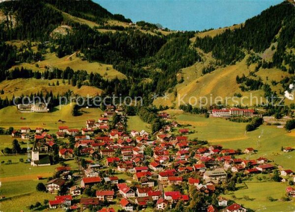 Bad Oberdorf mit Alpenhof und Luitpoldbad Fliegerauf