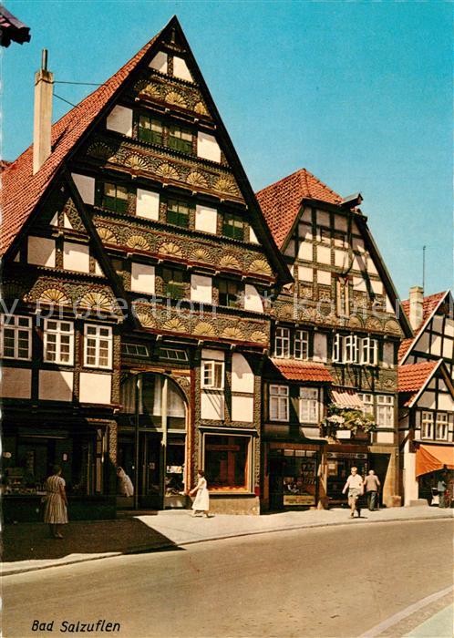 Bad Salzuflen Alte Häuser Langestrasse Fachwerkhäuser