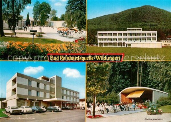 Bad Reinhardsquelle Wandelhalle Kurpark Sanatorium Musikpav