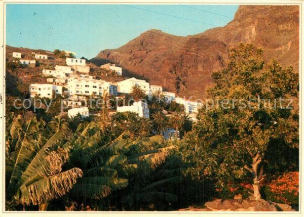 La Gomera Atardecer en La Calera Valle Gran Rey A