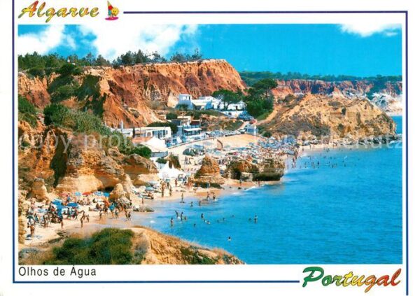 Olhos de Água Portugal Küstenpanorama Strand Algarve