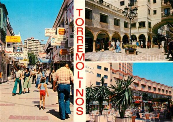 Torremolinos Innenstadt Platz Strassencafes