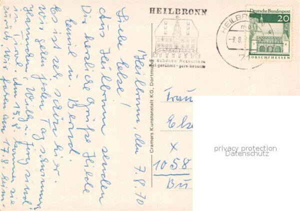 Heilbronn Neckar Harmonie Kilianskirche Schwimmbad Ratha – Bild 2