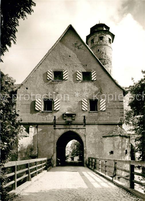 Bamberg Altenburg Brücke mit Torhaus