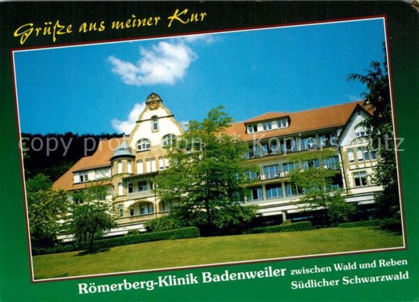 Badenweiler Römerberg Klinik Kurort im Schwarzwald