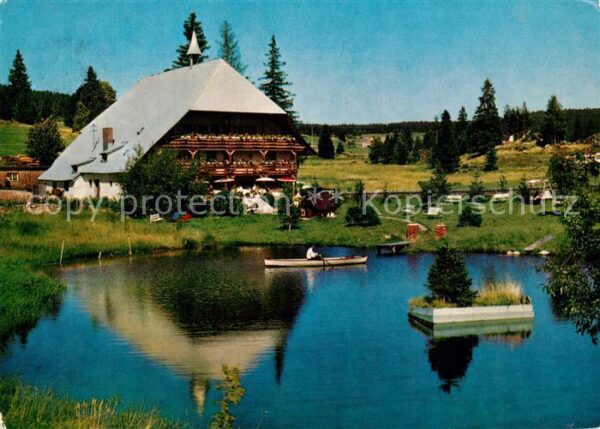 Schluchsee Hotel Mühle Teich Höhenluftkurort im Sc