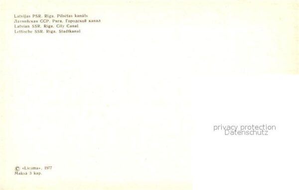 Riga Lettland Stadtskanal – Bild 2