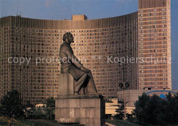 Moskau Moscou Hotel Kosmas Debkmal Tsiolkovsky