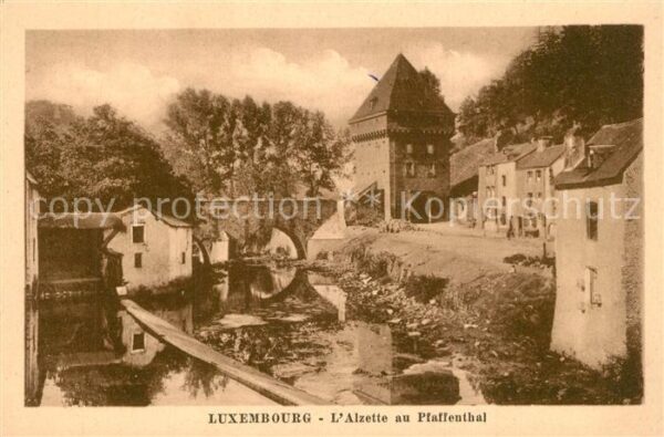 LUXEMBOURG  Luxemburg Alzette au Pfaffenthal