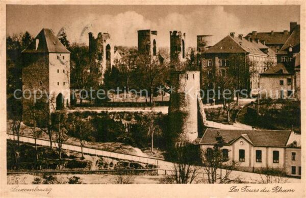 LUXEMBOURG  Luxemburg Les Tours du Rham